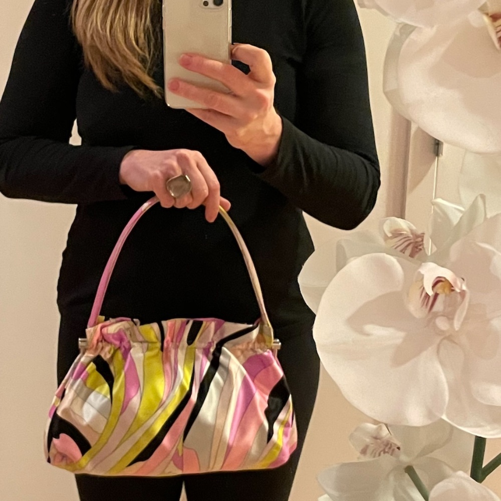 SOLD: Emilio Pucci Silk Vintage Handbag - Picture 15 of 15